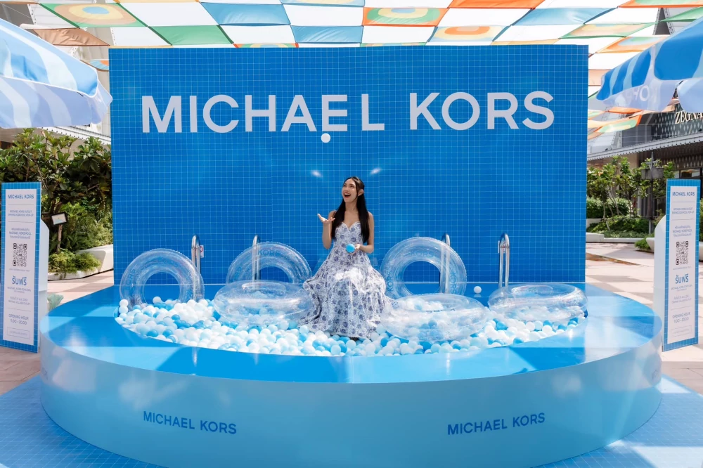 MICHAEL KORS OUTLET SPRING 2024 POOL POP-UP  Exclusively AT Central Village Bangkok Luxury Outlet